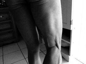 Hamstrings can be worked out, stretched and the fascia can be released by using the foam roller and tennis balls