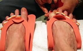 Best Foot Forward, Reduce foot Pain by creating space between tight toes with pedicure supplies you have around the house